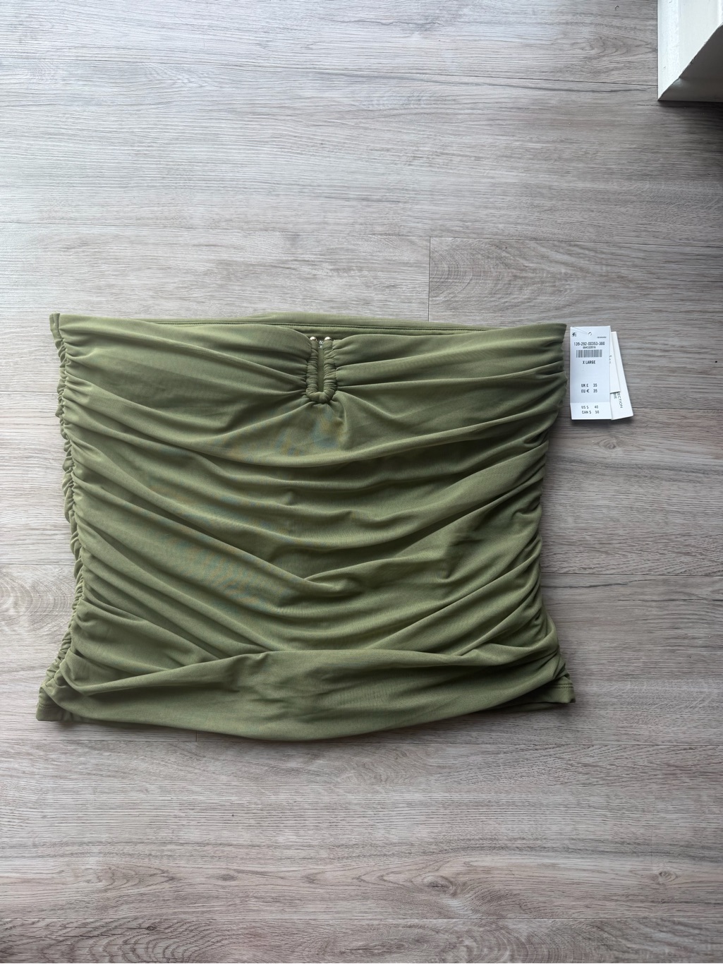 Nwt Women’s Abercrombie And Fitch Strapless Top - Bra Free Collection - Size Xl
